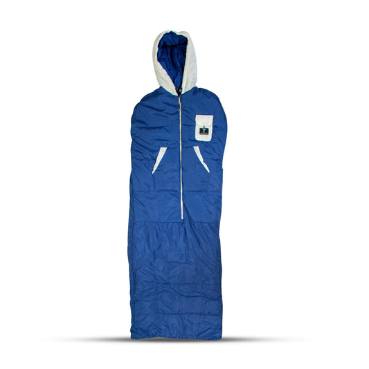 Navy and White Wearable Sleeping Bag